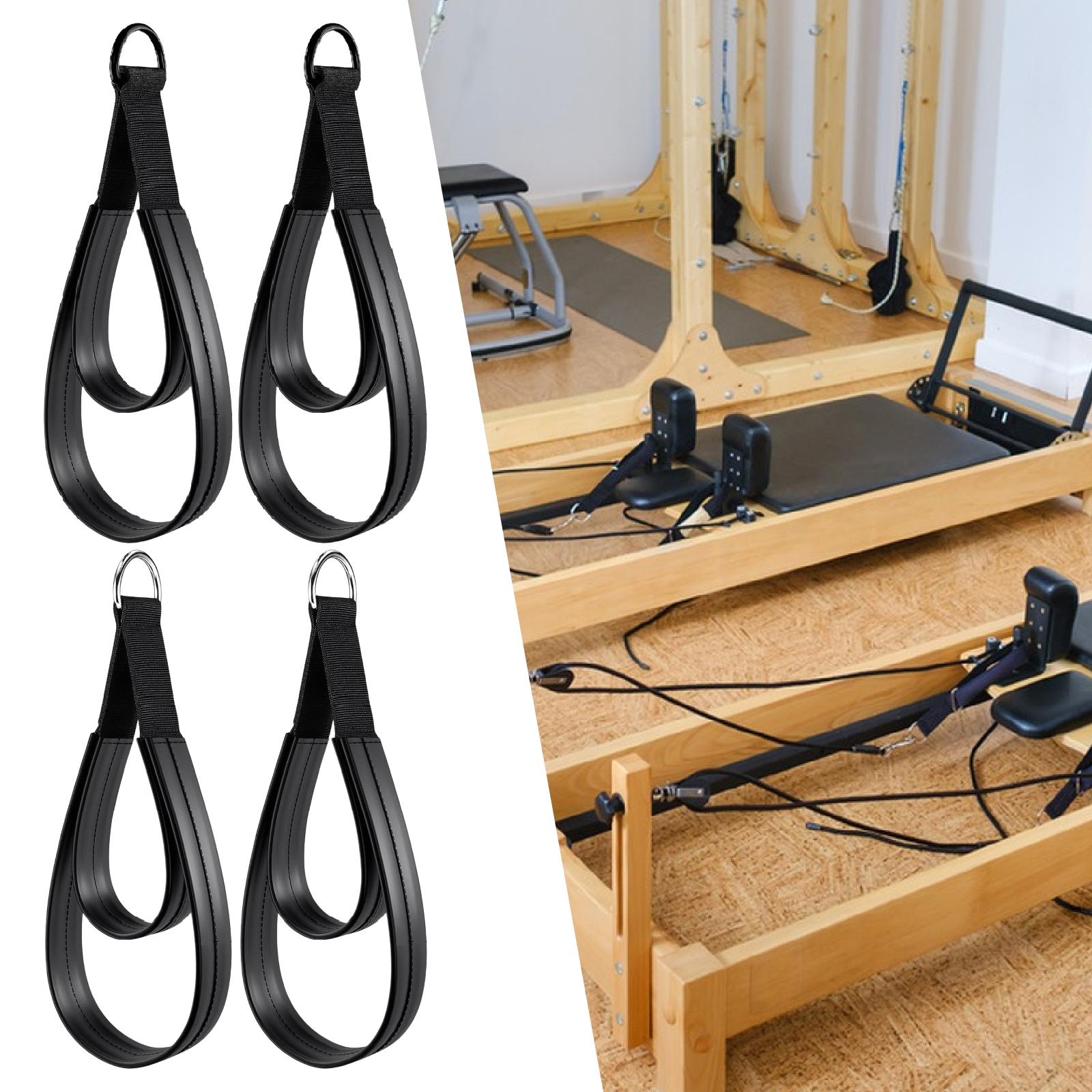 Pilates Ankle Strap - สายรัด D-Ring 2 ชิ้น พร้อมหูจับอเนกประสงค์ สายรัดพิลาทิสแบบวงคู่