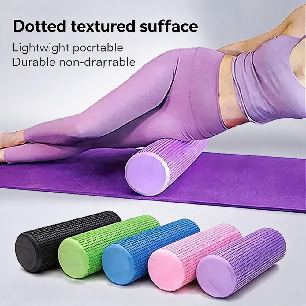 Pilates Yoga Home - ลูกกลิ้งโยคะทรงกลมทำจากโฟม EVA รูปทรงหกเหลี่ยม สำหรับออกกำลังกายพิลาทิส เพิ่มประสิทธิภาพการออกกำลังกายที่บ้าน