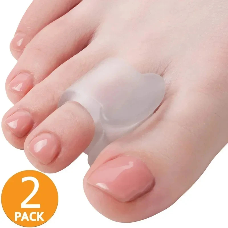 Toe Separator Silicon - แผ่นแยกนิ้วเท้า 1-6 ชิ้น อุปกรณ์ดูแลเท้า แผ่นซิลิโคนป้องกันนิ้วเท้าเก/นิ้วโป้งเก อุปกรณ์ดูแลเท้าและนิ้วมือ