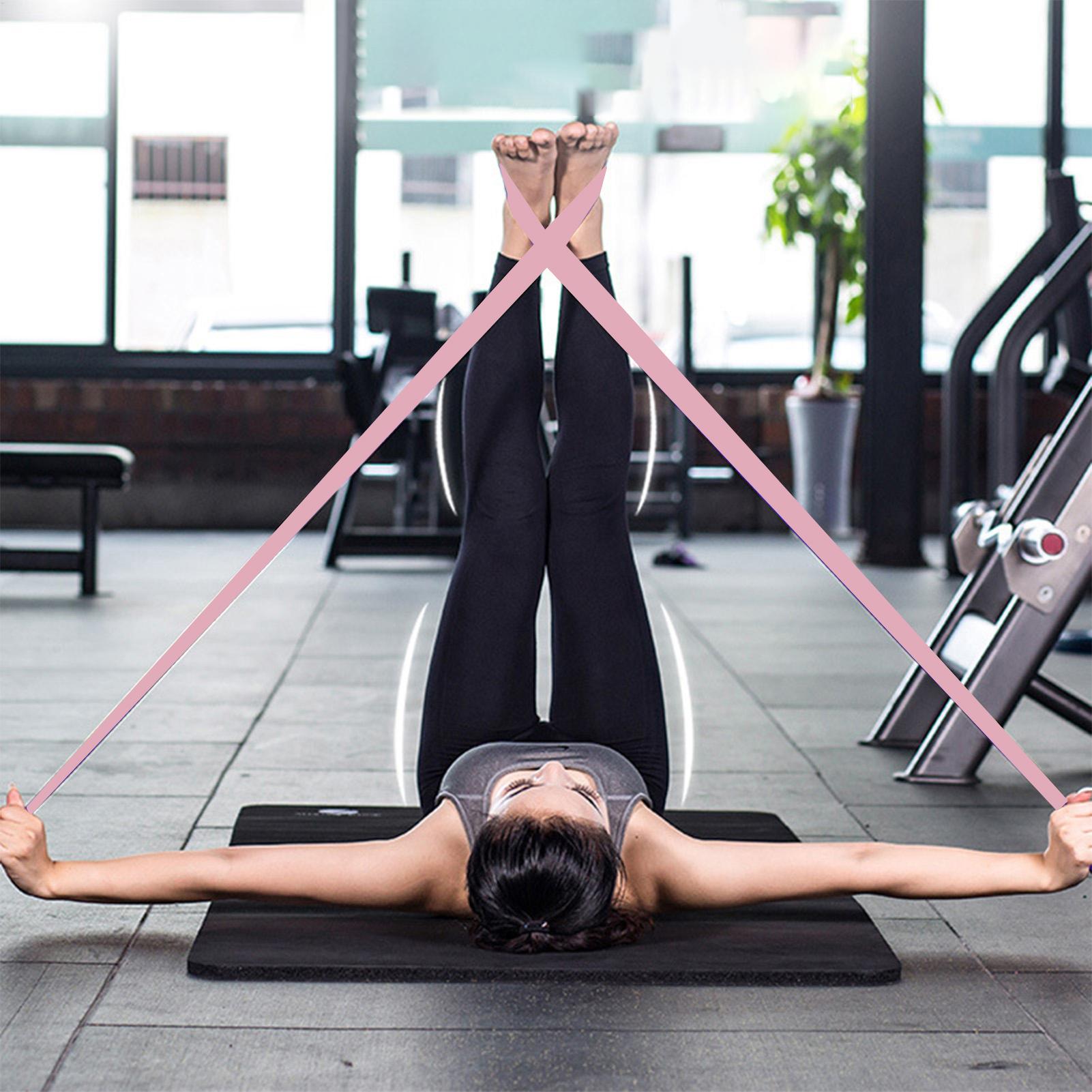 Pilates Yoga Resistance Ring - ชุดลูกบอลและวงแหวนพิลาทิสใหม่ วงแหวนออกกำลังกายพิลาทิส สายรัดต้านทาน ลูกบอลพิลาทิส วงแหวนโยคะ ชุดอุปกรณ์ฝึกซ้อมที่บ้าน