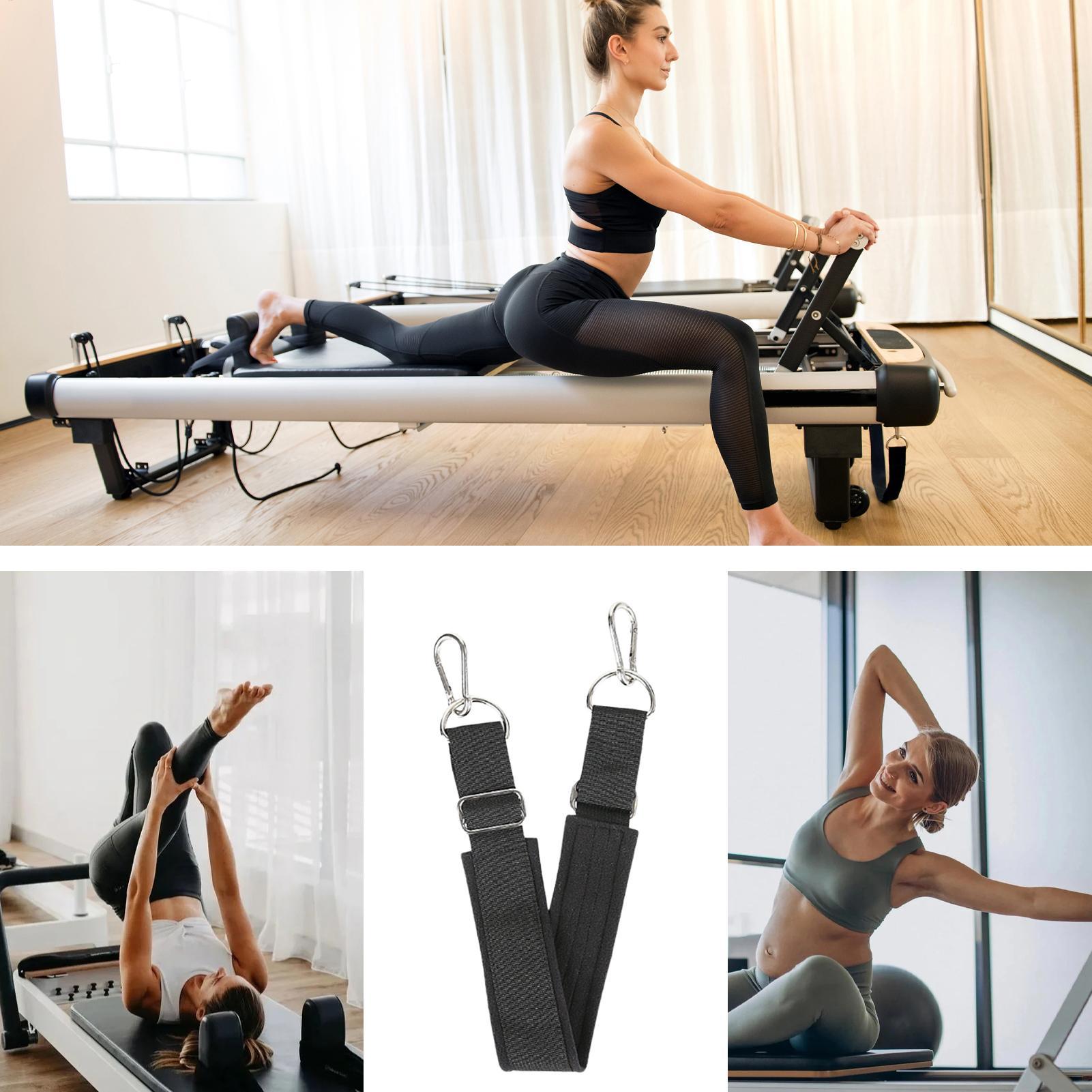 Pilates With Yoga - สายรัดเท้าพิลาทิสแบบหนา ปรับได้ กันลื่น ทนทาน สำหรับโยคะ พิลาทิส