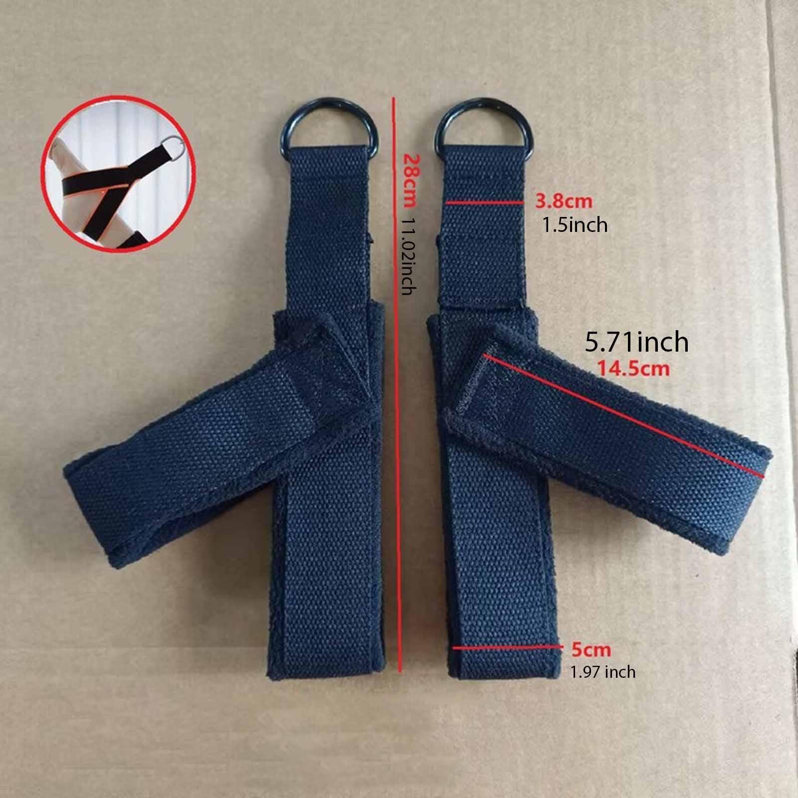 Pilates Ankle Strap - สายรัดข้อเท้าสำหรับพิลาทิสแบบปรับได้พร้อมห่วง D ให้การยึดเกาะที่สบายสำหรับการออกกำลังกายเพื่อเพิ่มความยืดหยุ่น