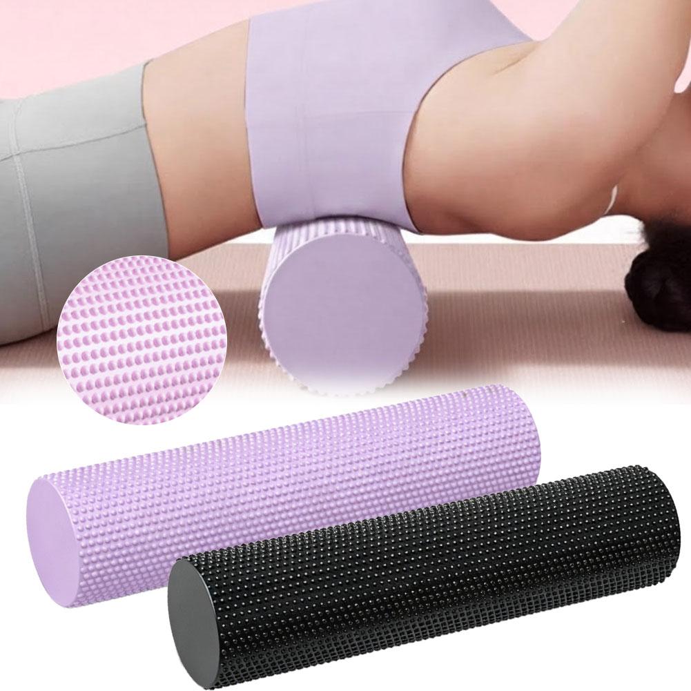 Pilates Yoga Home - ลูกกลิ้งโฟมโยคะ EVA ความหนาแน่นสูง 45 ซม. สำหรับฟิตเนส