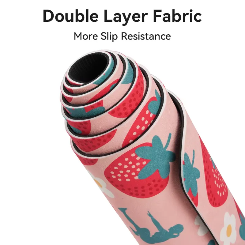 Pilates Yoga Mat Thickness - เสื่อพิลาทิส TPE แบบสวมใส่สบาย เป็นมิตรกับสิ่งแวดล้อม พิมพ์ลายตามสั่ง ผู้ผลิตเสื่อโยคะรูปวงรีโค้งหนา