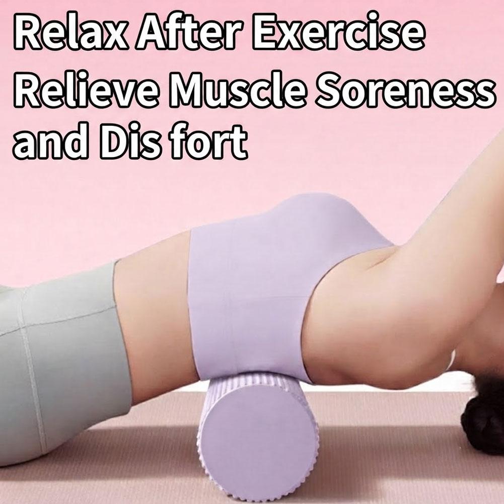 Pilates Yoga Home - ลูกกลิ้งโฟมโยคะ EVA ความหนาแน่นสูง ลูกกลิ้งโยคะพิลาทิส ลูกกลิ้งโฟมออกกำลังกาย ลูกกลิ้งนวดหลัง