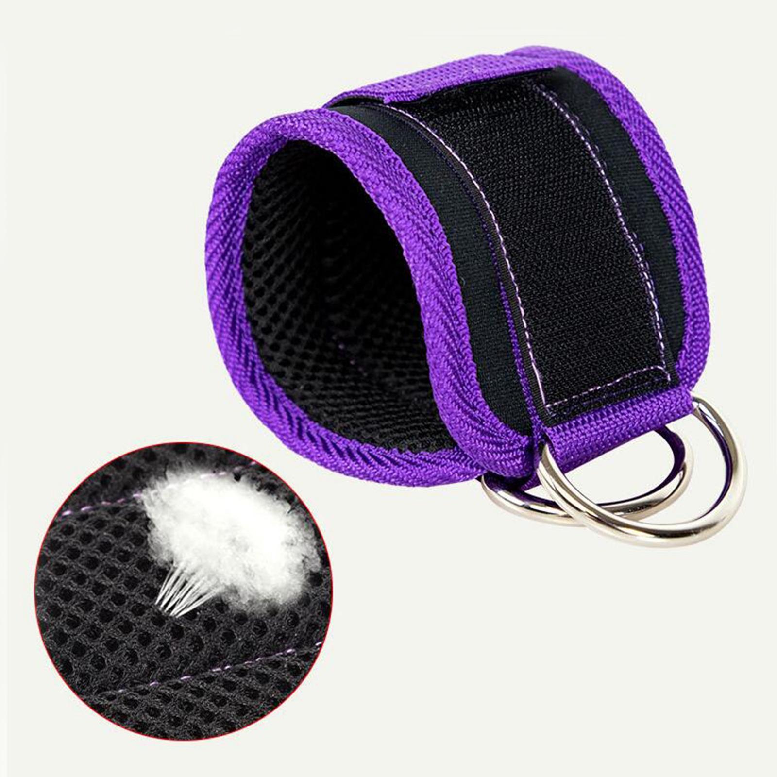 Pilates Ankle Strap - ชุดยางยืดออกกำลังกายพร้อมสายรัดข้อเท้าแบบ D-Ring และที่ยึดประตู สำหรับบริหารขาและสะโพก พิลาทิส