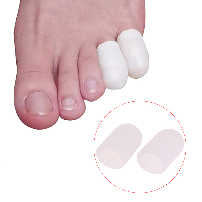 Toe Separator Silicon - เจลซิลิโคนป้องกันนิ้วเท้า 2 ชิ้น สำหรับนิ้วก้อย ป้องกันตาปลา แผลพุพอง