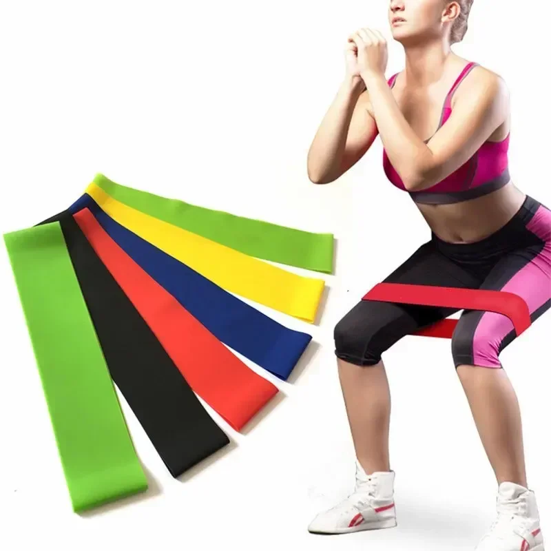 Pilates Yoga Resistance Ring - 1PC โยคะความตึงเครียดเข็มขัดฟิตเนสยืดหยุ่นความต้านทานเข็มขัด Squat ความตึงเครียดแหวนยืดเข็มขัดออกกําลังกาย Home GYM