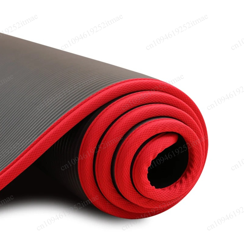 Pilates Yoga Mat Thickness - เสื่อออกกำลังกายกันลื่นหนาพิเศษ 10 มม., เสื่อโยคะพิลาทิสนุ่ม NRB ขนาด