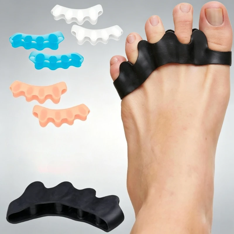 Toe Separator Silicon - ที่แยกนิ้วเท้าซิลิโคน สำหรับแก้ปัญหาหัวแม่เท้าเอียง นิ้วเท้าทับซ้อน โรครองช้ำ บรรเทาอาการปวดเท้า