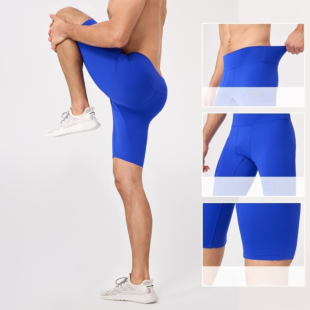 กางเกงโยคะขาสั้นผู้ชาย 5 นิ้ว  - Pilates Yoga Stretching บทวิจารณ์และราคา