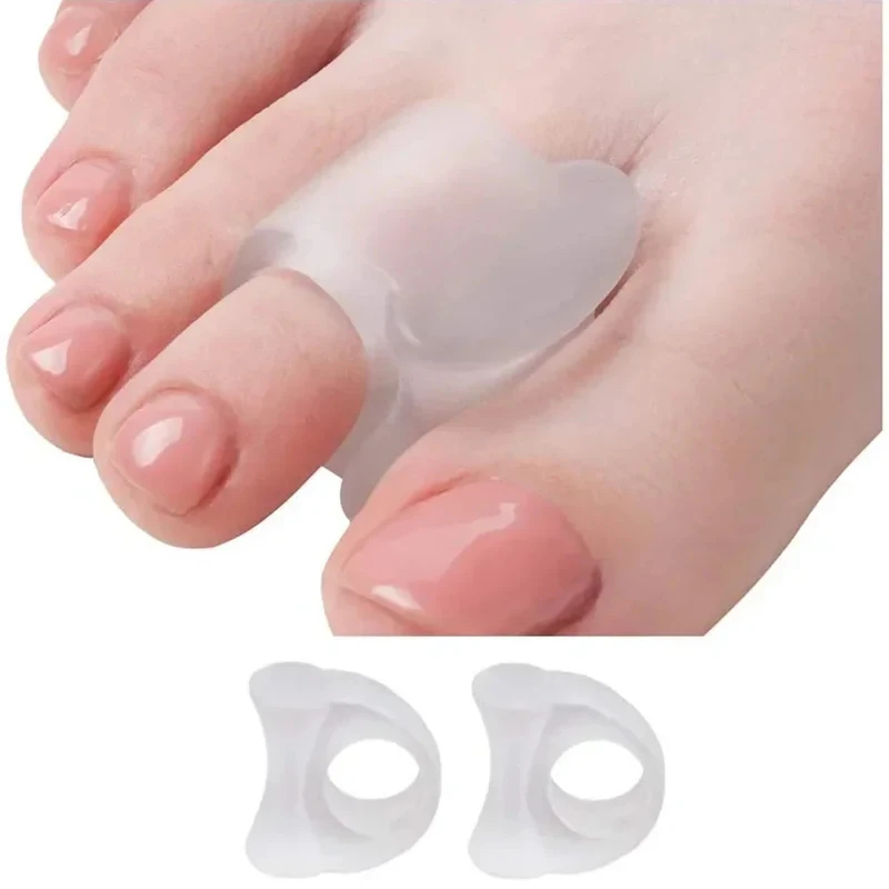 แผ่นแยกนิ้วเท้า 1-6 ชิ้น อุปกร - Toe Separator Silicon บทวิจารณ์และราคา