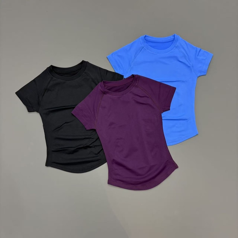 เสื้อโยคะแขนสั้นไร้ตะเข็บสำหรั - Pilates Yoga Top บทวิจารณ์และราคา