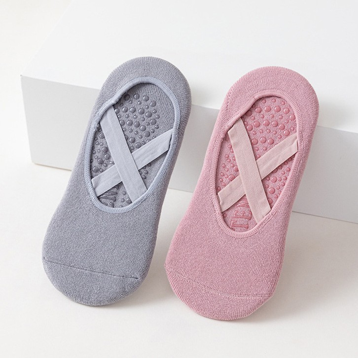 ถุงเท้าโยคะสีบริสุทธิ์ 5 คู่ขอ - Pilates Ankle Strap บทวิจารณ์และราคา