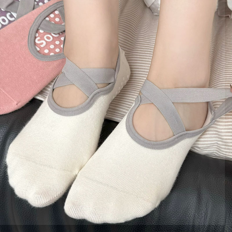 ถุงเท้าโยคะสำหรับผู้หญิงมืออาช - Pilates With Yoga บทวิจารณ์และราคา