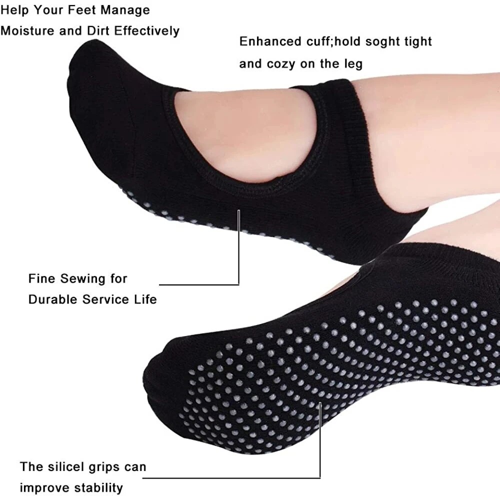 คุณภาพสูงผู้หญิงถุงเท้าโยคะ An - Pilates With Yoga บทวิจารณ์และราคา