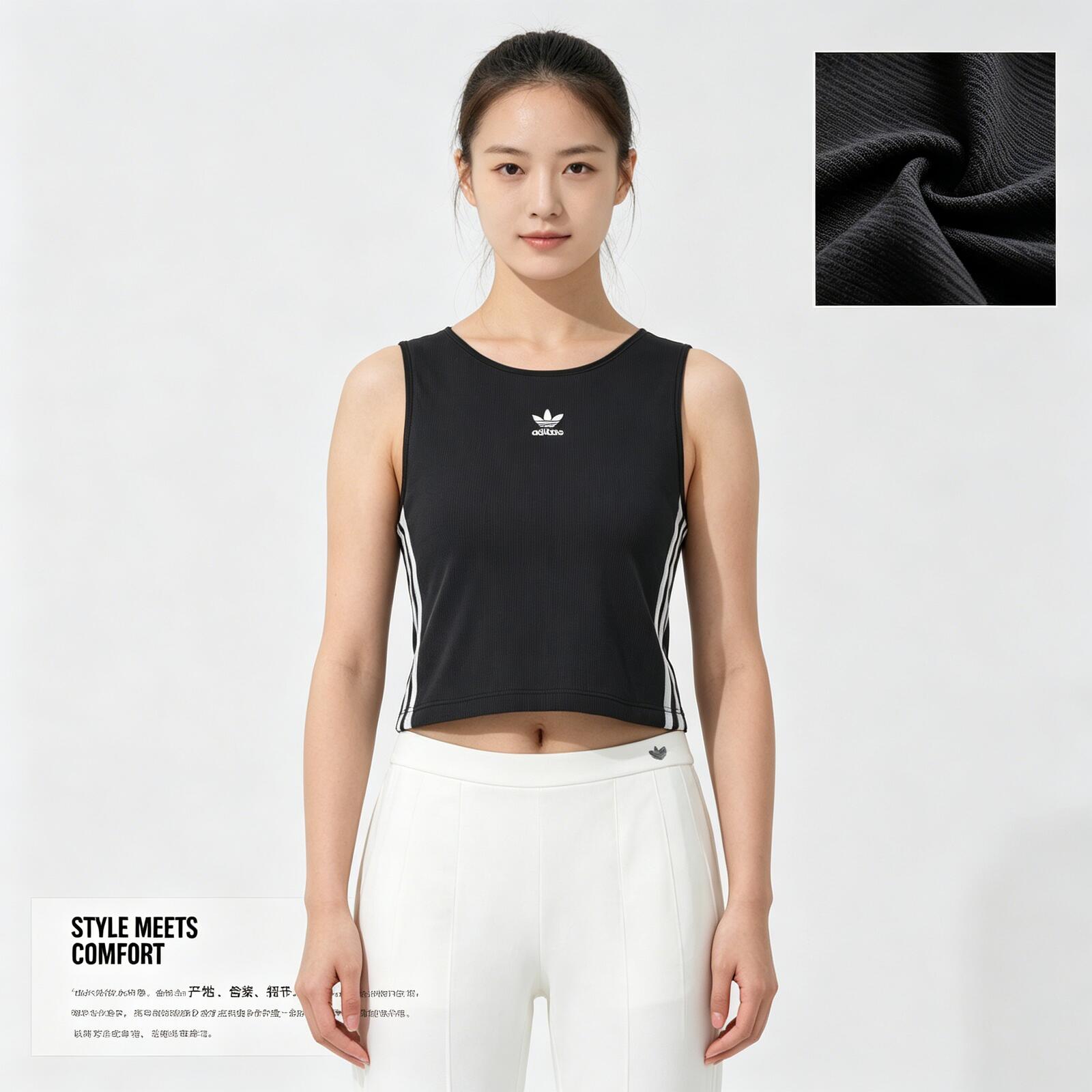 ใหม่อาดิดาส เทรฟอยล์เสื้อกีฬาผ - Pilates Yoga Top บทวิจารณ์และราคา