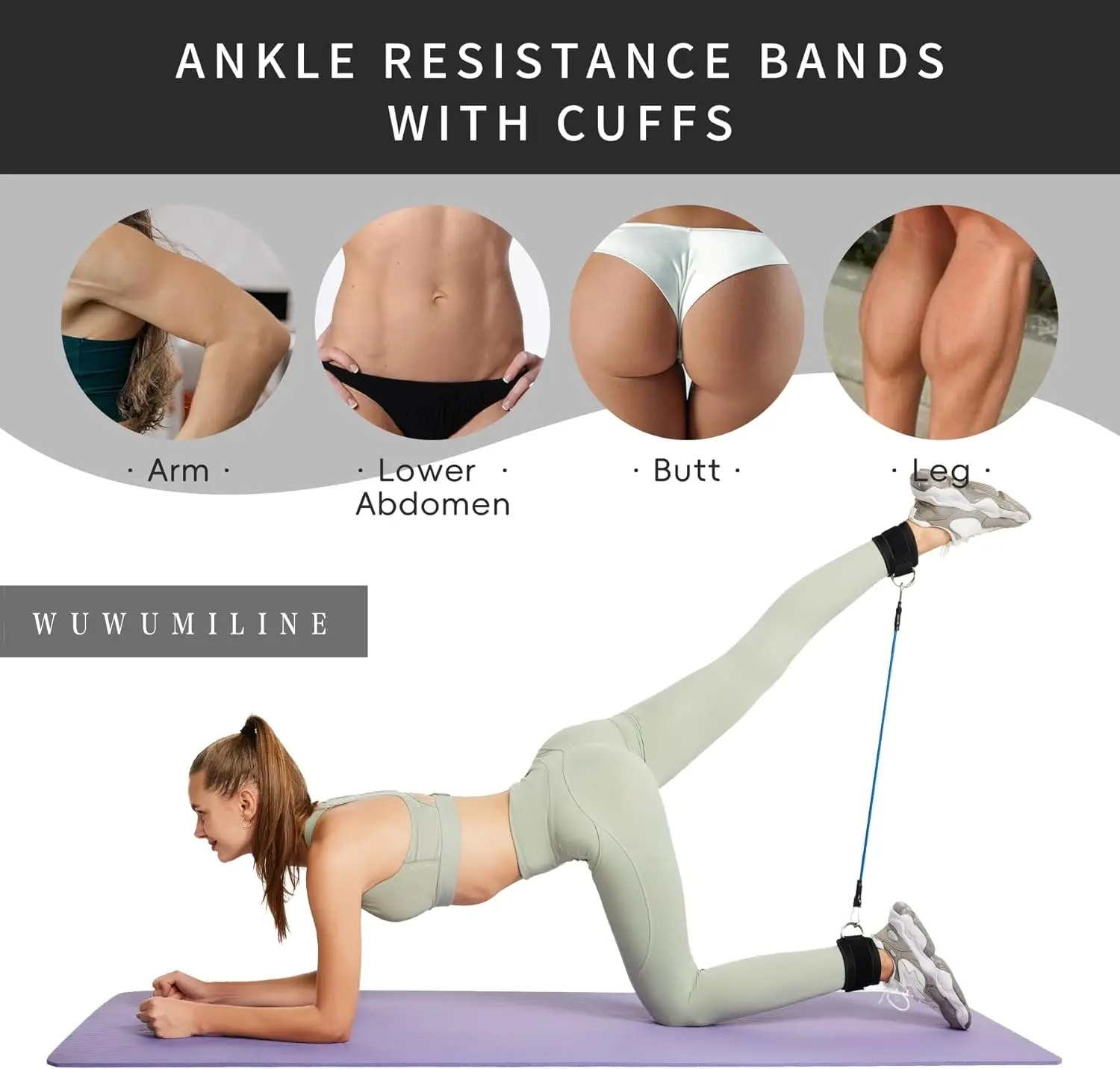 ยางยืดออกกำลังกายแถบรัดข้อเท้า - Pilates Ankle Strap บทวิจารณ์และราคา