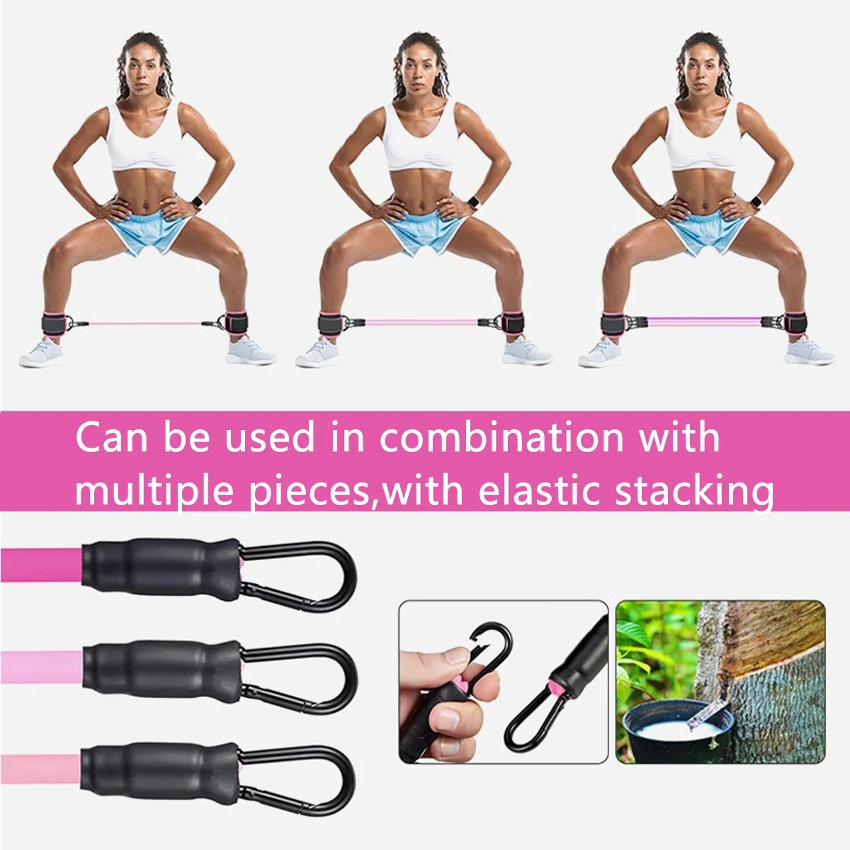 ยางยืดออกกำลังกายแถบรัดข้อเท้า - Pilates Ankle Strap บทวิจารณ์และราคา