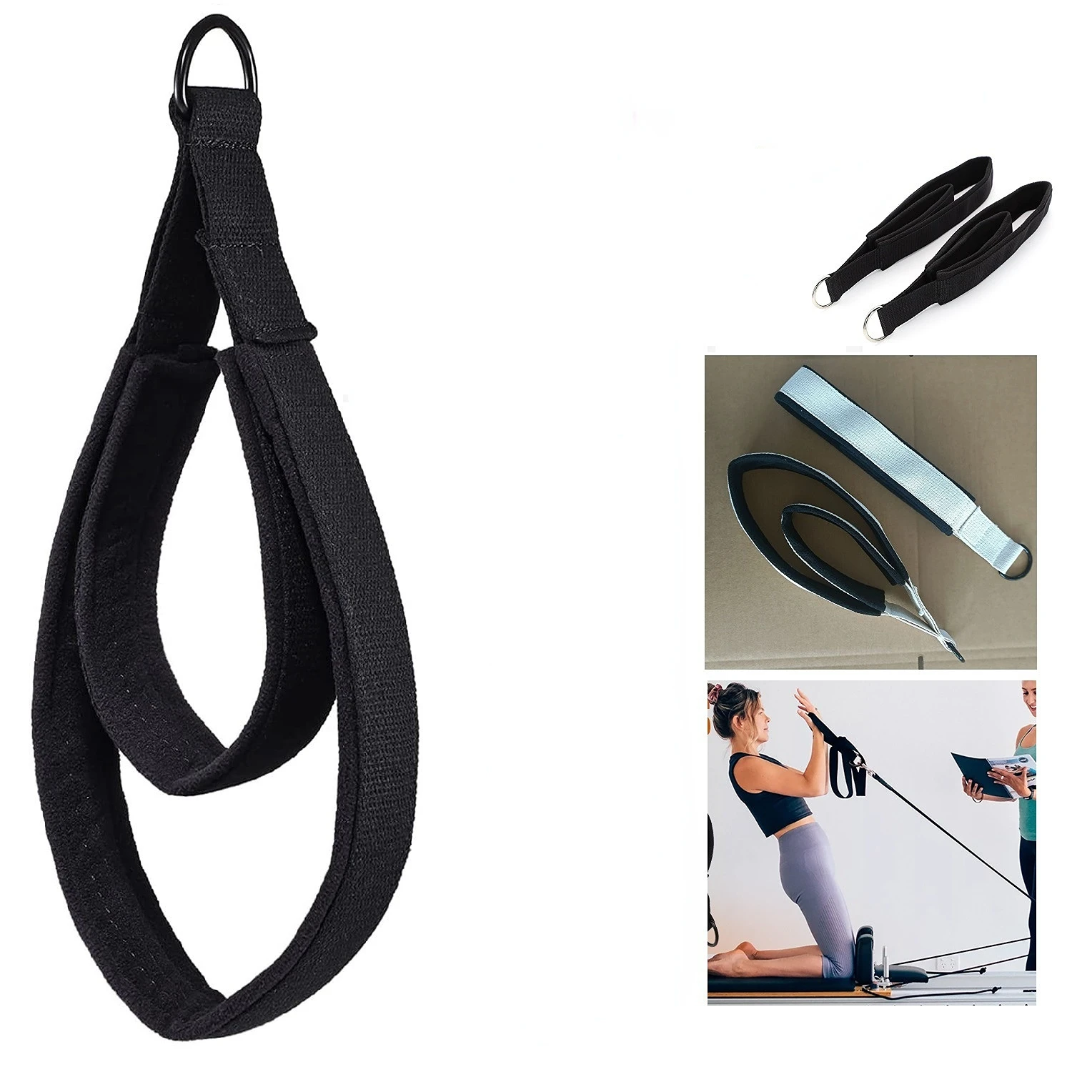 แหวนคู่ยืดหยุ่นโยคะพิลาทิสเตีย - Pilates Ankle Strap บทวิจารณ์และราคา