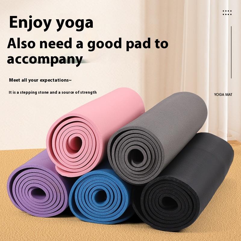เสื่อโยคะหนา 1 ชิ้น ป้องกันการ - Pilates Yoga Mat Thickness บทวิจารณ์และราคา
