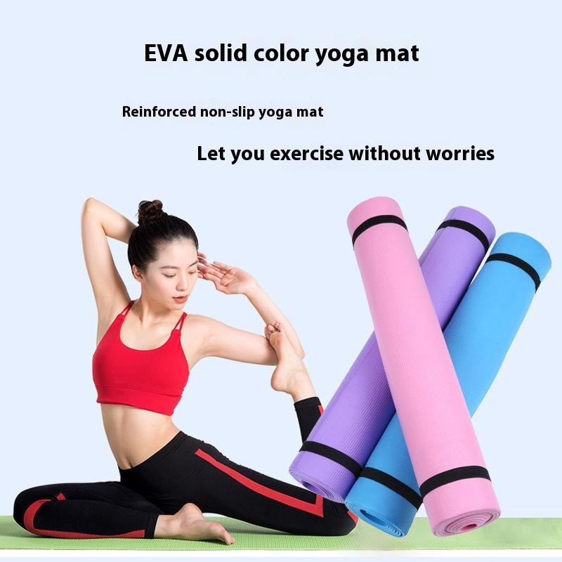 เสื่อโยคะหนา 1 ชิ้น ป้องกันการ - Pilates Yoga Mat Thickness บทวิจารณ์และราคา