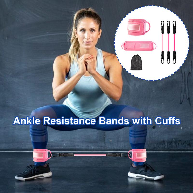 แถบต้านทานข้อเท้าพร้อมข้อมือพิ - Pilates Ankle Strap บทวิจารณ์และราคา