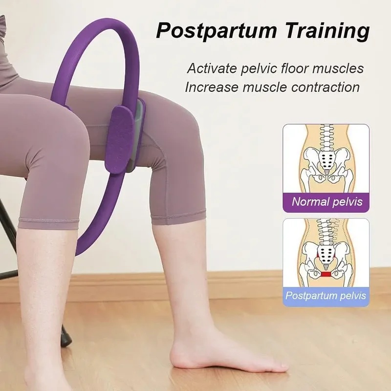 1 ชิ้น วงแหวนโยคะพิลาทิสกันลื่ - Pilates Yoga Resistance Ring บทวิจารณ์และราคา