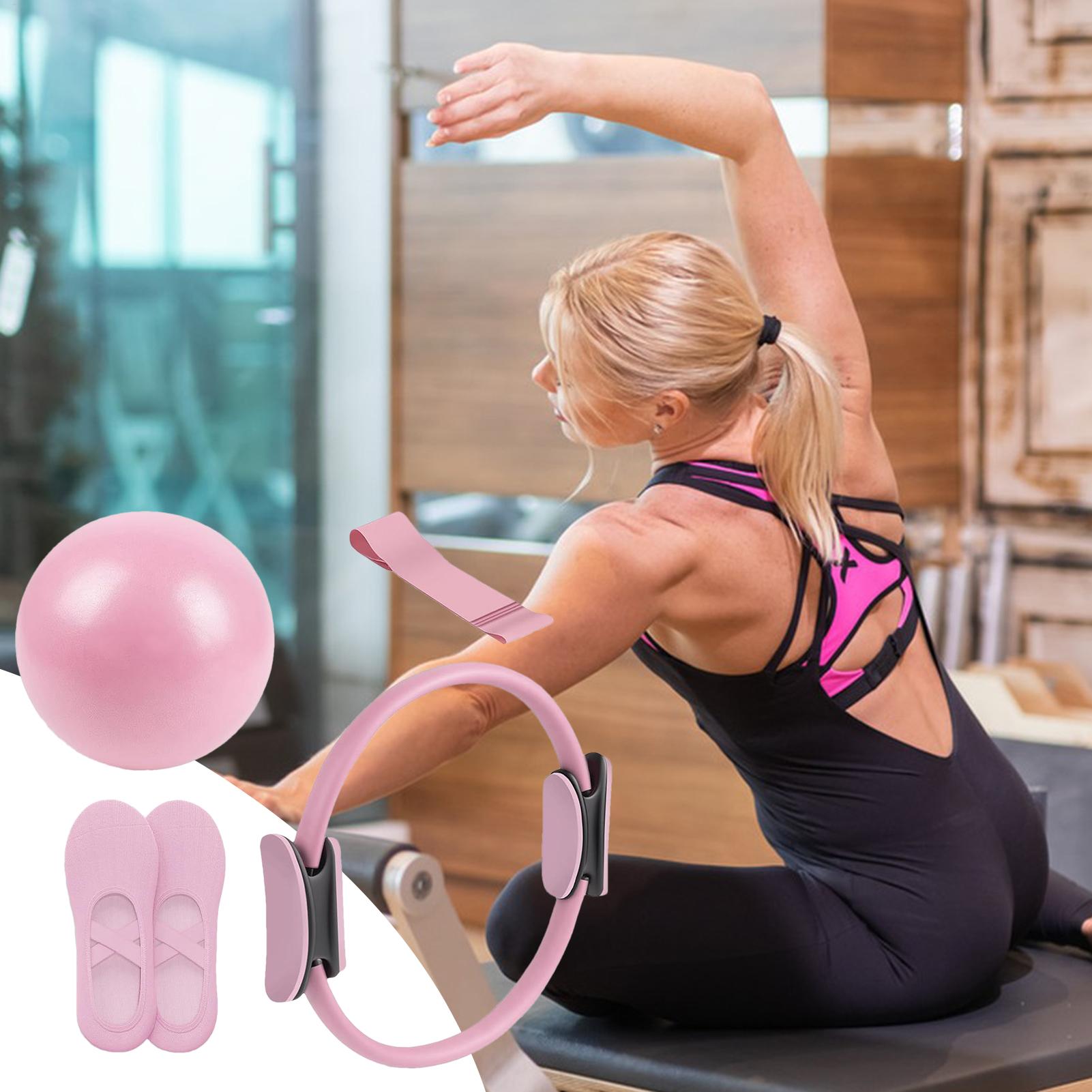 ชุดลูกบอลและวงแหวนพิลาทิสใหม่  - Pilates Yoga Resistance Ring บทวิจารณ์และราคา