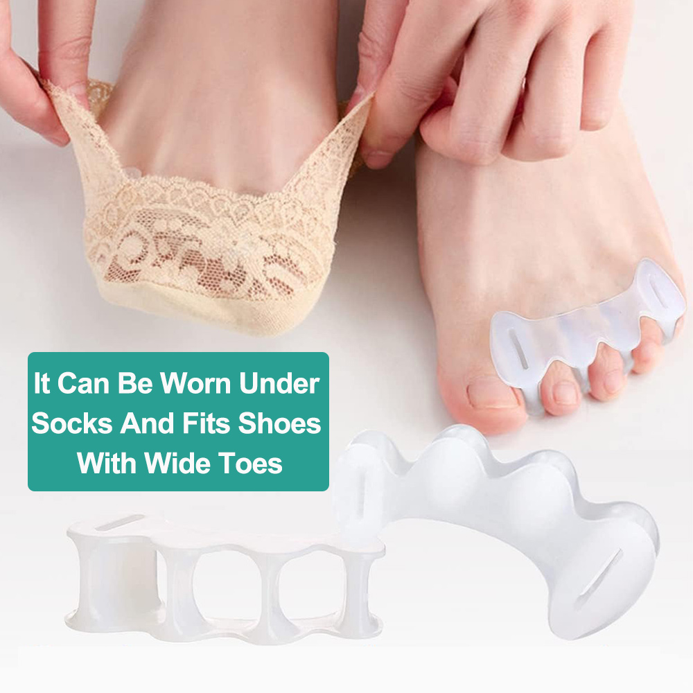 1 คู่เจลซิลิโคนนิ้วเท้าแยก 3 ห - Toe Separator Silicon บทวิจารณ์และราคา