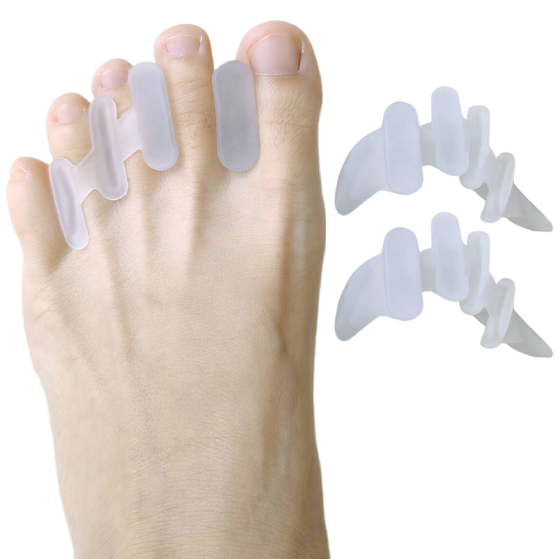 1คู่ป้องกันนิ้วเท้าที่แยกนิ้วเ - Toe Separator Silicon บทวิจารณ์และราคา
