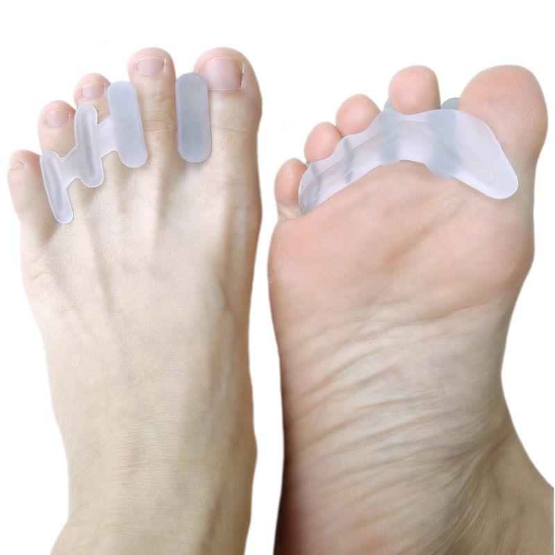 1คู่ป้องกันนิ้วเท้าที่แยกนิ้วเ - Toe Separator Silicon บทวิจารณ์และราคา