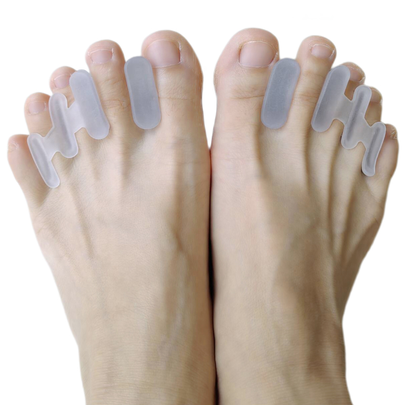 1คู่ป้องกันนิ้วเท้าที่แยกนิ้วเ - Toe Separator Silicon บทวิจารณ์และราคา