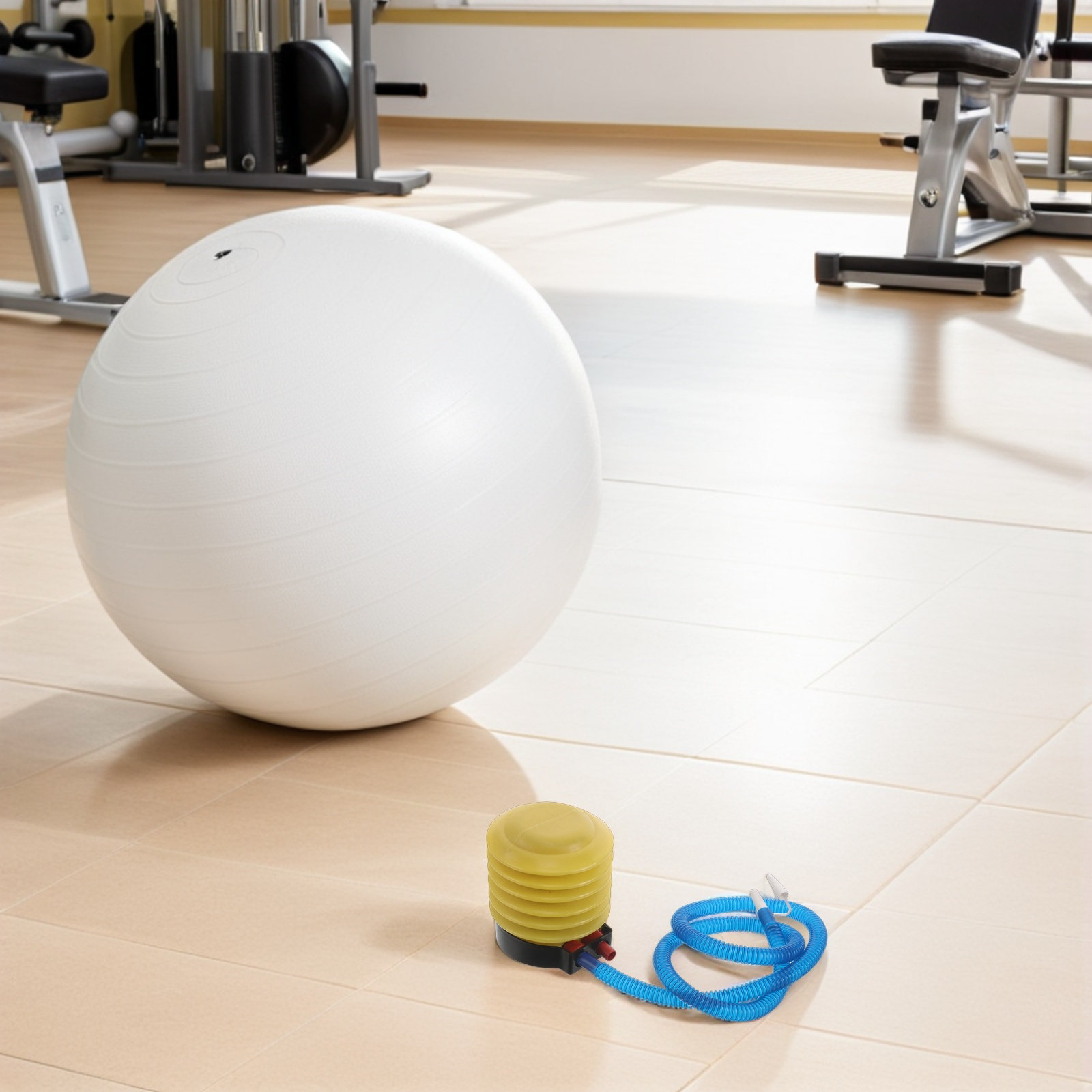 1 ชุด ปั๊มลมโยคะบอลแบบใช้เท้าก - Pilates With Yoga บทวิจารณ์และราคา