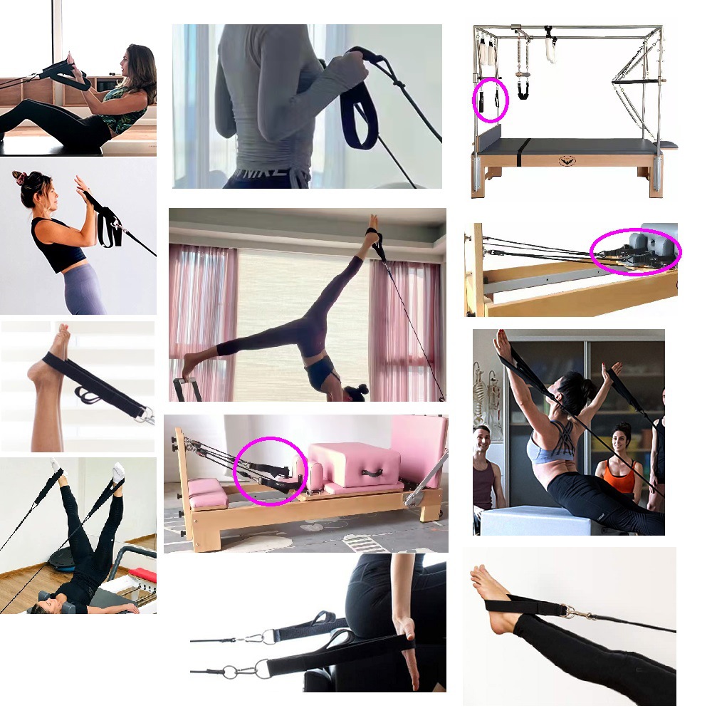 แหวนคู่ยืดหยุ่นโยคะพิลาทิสเตีย - Pilates Ankle Strap บทวิจารณ์และราคา