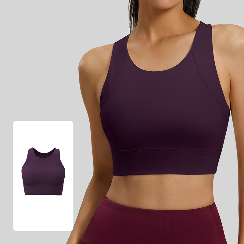 เสื้อชั้นในโยคะแบบ Racerback แ - Pilates Yoga Top บทวิจารณ์และราคา