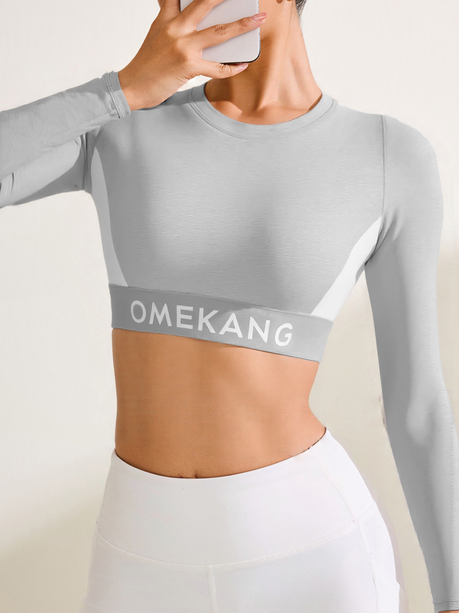 เสื้อครอปโยคะแขนยาวสำหรับผู้หญ - Pilates Yoga Top บทวิจารณ์และราคา