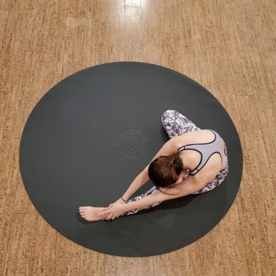 เสื่อโยคะทรงกลมขนาดใหญ่ 72 6'  - Pilates Yin Yoga บทวิจารณ์และราคา