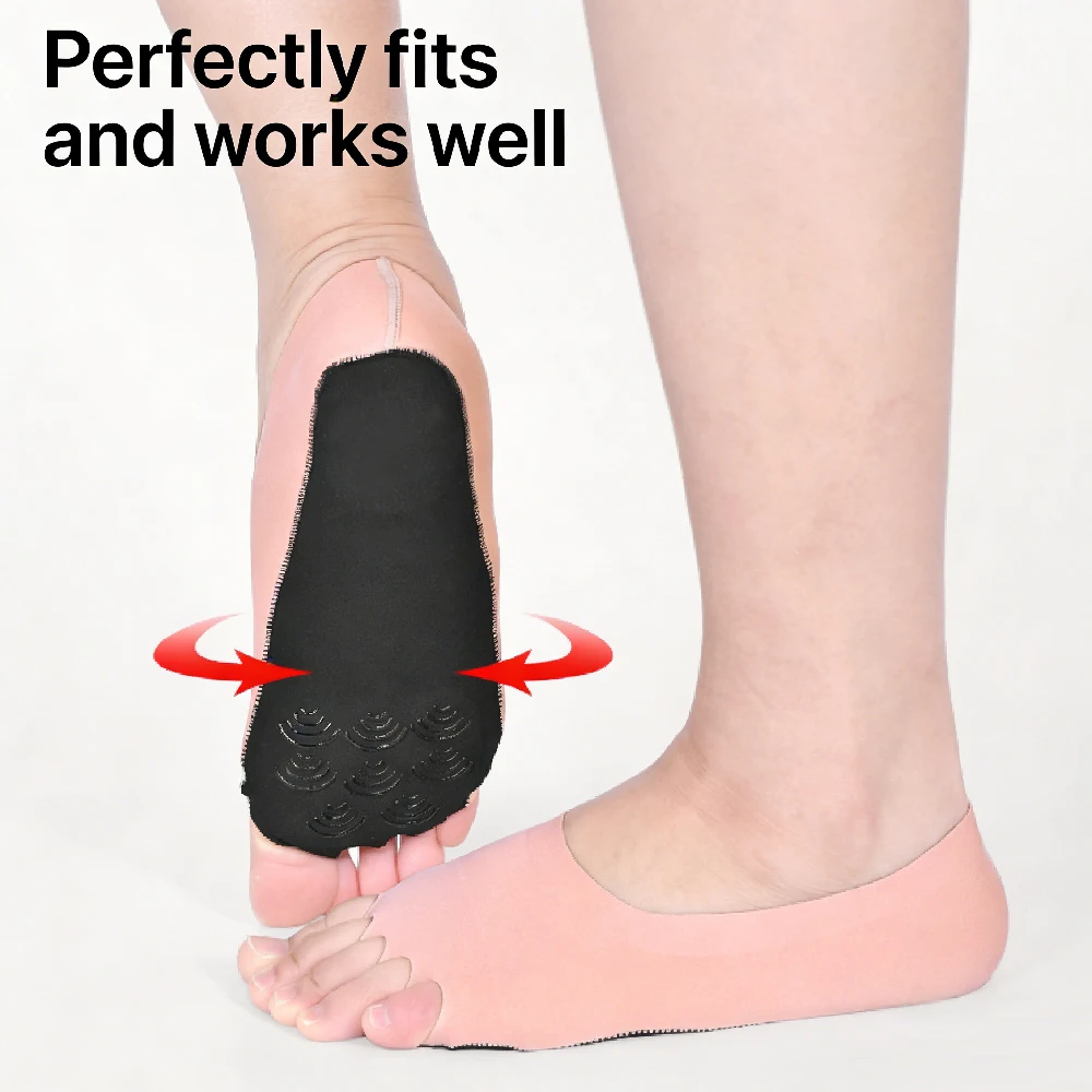 1 คู่ถุงเท้าโยคะแบบไม่มีนิ้วเท - Pilates Yoga Home บทวิจารณ์และราคา