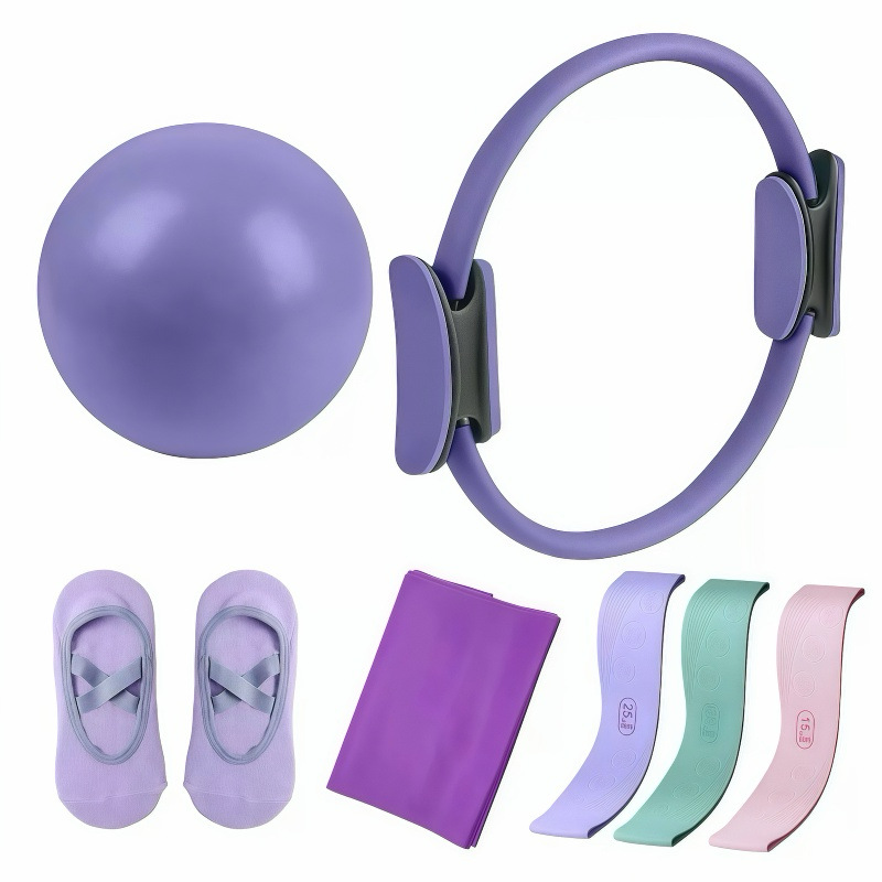 ชุดพิลาทิส 5 ชิ้น ประกอบด้วย ล - Pilates Yoga Resistance Ring บทวิจารณ์และราคา