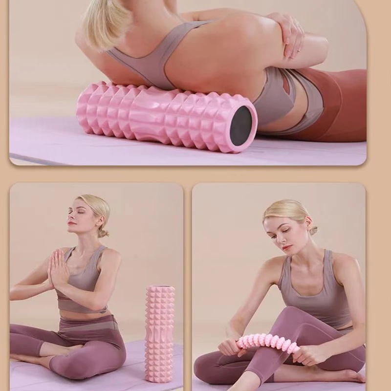 ลูกกลิ้งโฟมกลวง 45 ซม. พร้อมบล - Pilates Yoga Stretching บทวิจารณ์และราคา