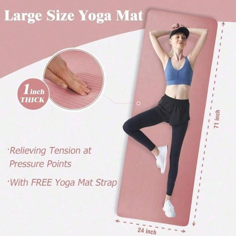 เสื่อโยคะ BalanceFrom เสื่อโยค - Pilates Yoga Mat Thickness บทวิจารณ์และราคา