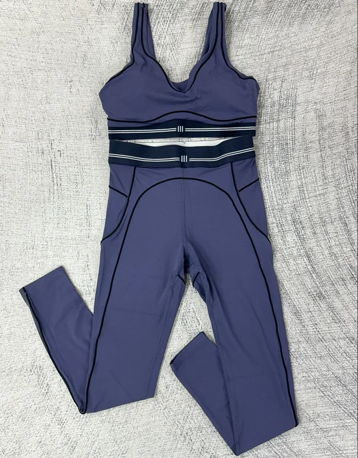 ชุดออกกำลังกายสองชิ้น เสื้อกล้ - Pilates Yoga Stretching บทวิจารณ์และราคา