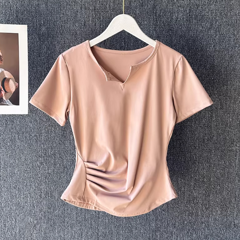 ชุดโยคะสตรีฤดูร้อนชุดฝึกพิลาทิ - Pilates Yoga Top บทวิจารณ์และราคา