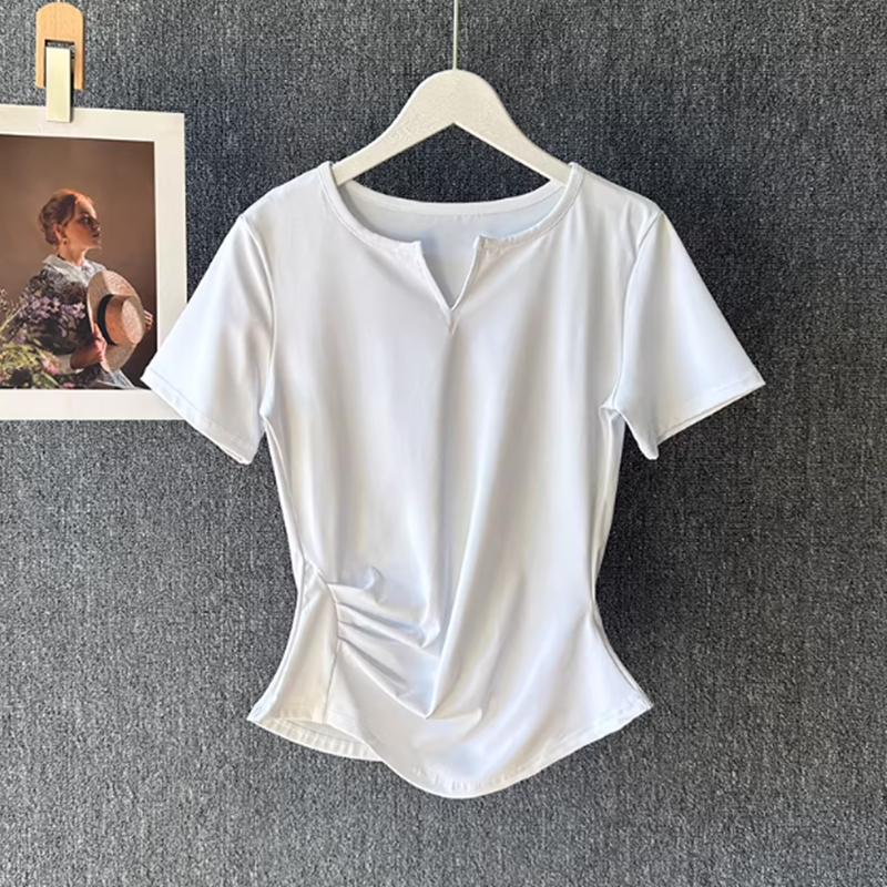 ชุดโยคะสตรีฤดูร้อนชุดฝึกพิลาทิ - Pilates Yoga Top บทวิจารณ์และราคา