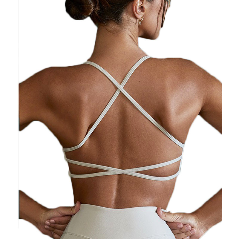 Aiithuug Crisscross กลับโยคะ B - Pilates Yoga Top บทวิจารณ์และราคา