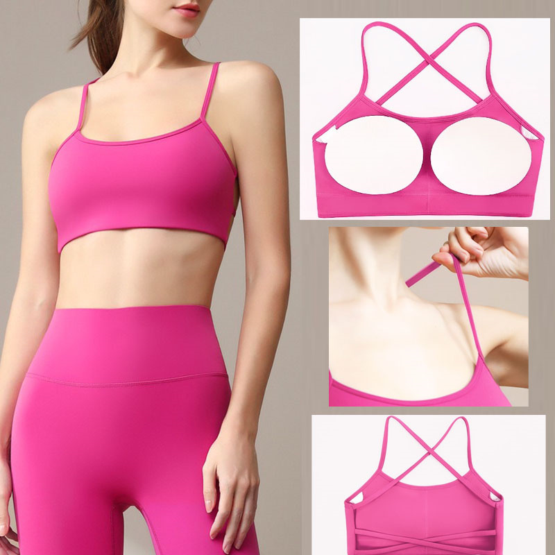 Aiithuug Crisscross กลับโยคะ B - Pilates Yoga Top บทวิจารณ์และราคา