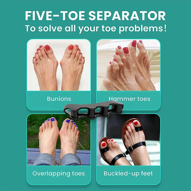 ที่แยกนิ้วเท้าซิลิโคน แก้ไขปัญ - Toe Separator Silicon บทวิจารณ์และราคา