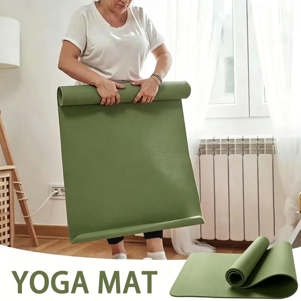 1/2 ชิ้นเสื่อโยคะหนา เสื่อโยคะ - Pilates Yoga Mat Thickness บทวิจารณ์และราคา
