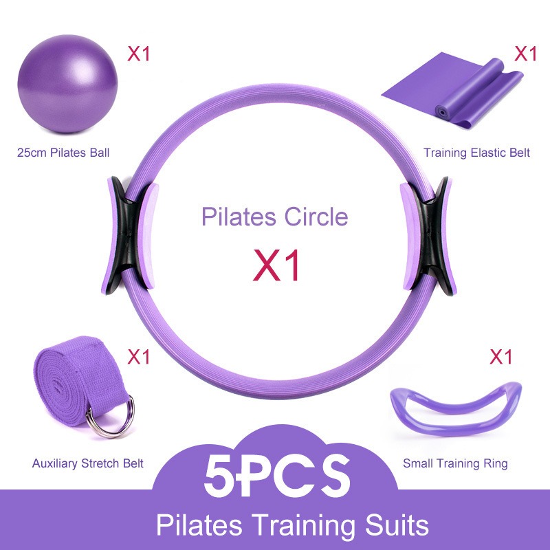 ชุดวงแหวนโยคะพิลาทิสขนาด 25 ซม - Pilates Yoga Resistance Ring บทวิจารณ์และราคา